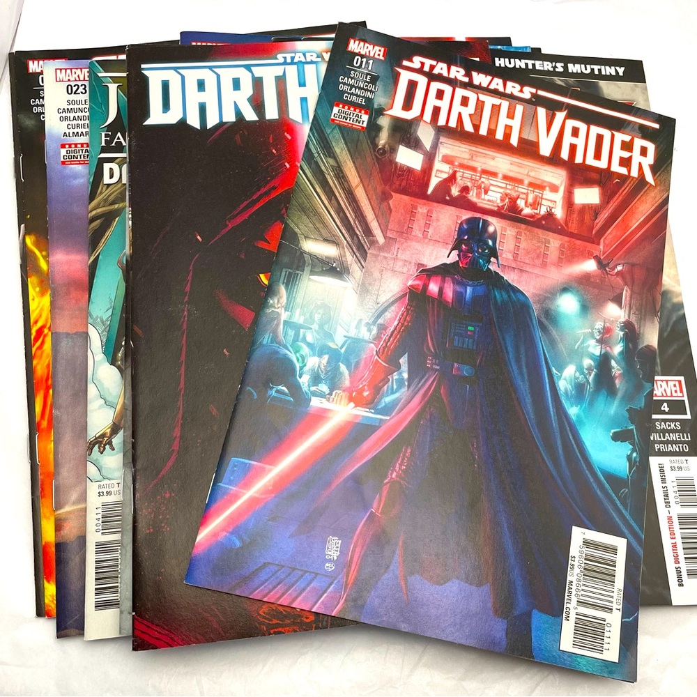 🌟NWT Star Wars Marvel Comic Books from 2017-2020 + Episode 5 Bonus Mini Poster